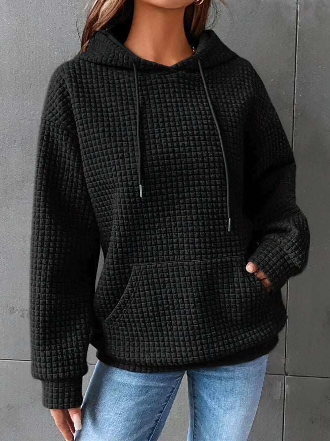Maya Quilted Hoodie for Women – Relaxed Fit & Daily Comfort