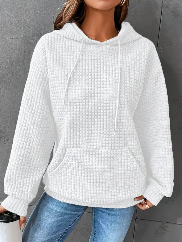 Maya Quilted Hoodie for Women – Relaxed Fit & Daily Comfort