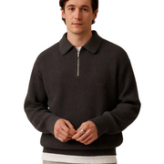 Giovanni Sudadera con Cremallera para Hombre Old Money – Elegante y Cómoda para Otoño e Invierno