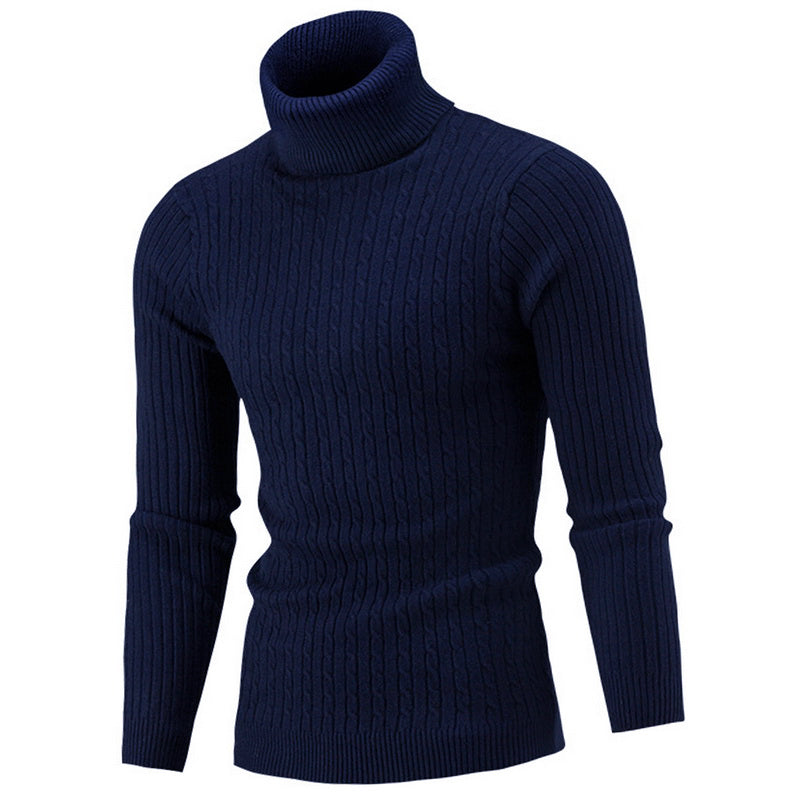 Klaus Pull Col Roulé Homme – Tricot Exclusif Élégant & Confortable en Maille Haut de Gamme