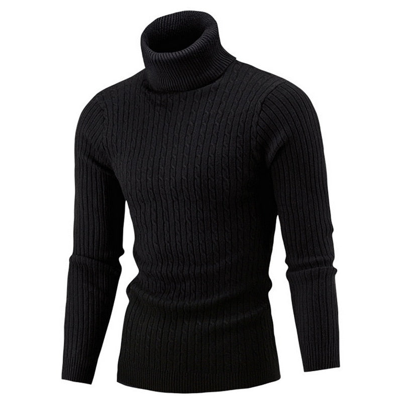 Klaus Pull Col Roulé Homme – Tricot Exclusif Élégant & Confortable en Maille Haut de Gamme