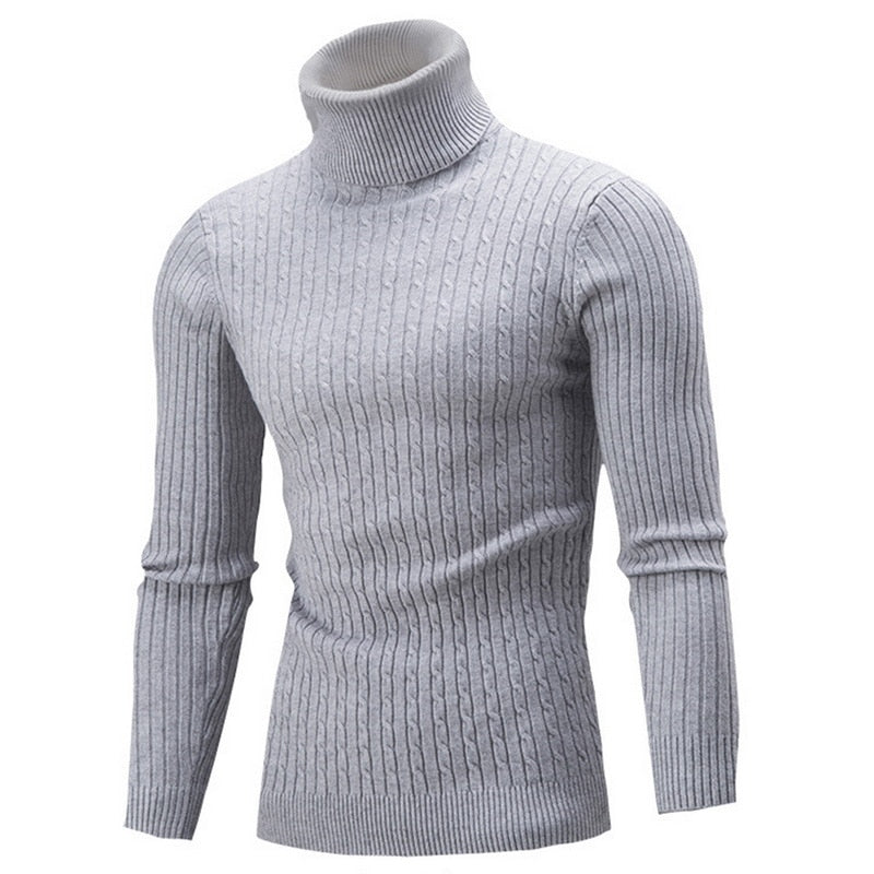 Klaus Pull Col Roulé Homme – Tricot Exclusif Élégant & Confortable en Maille Haut de Gamme