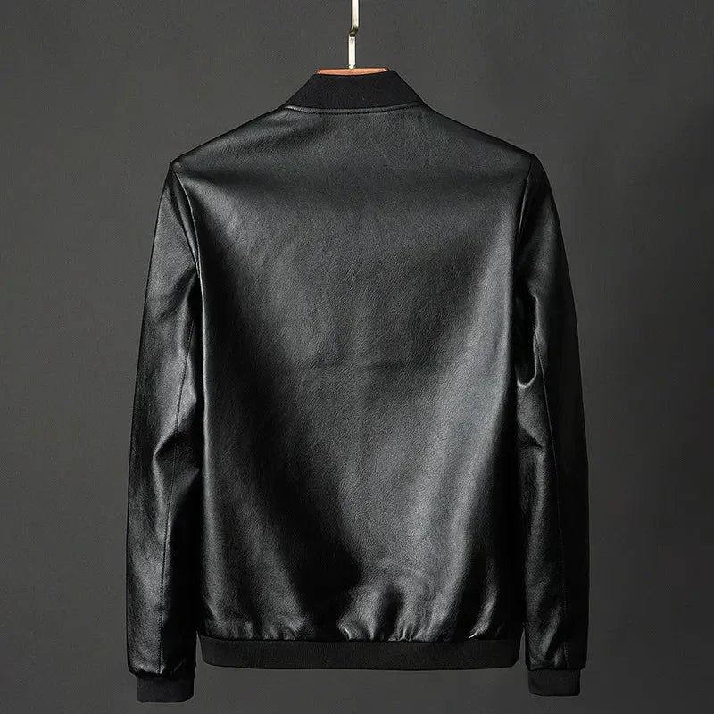 Vincent Veste Homme – Veste en Cuir Premium Élégante et Durable au Style Intemporel