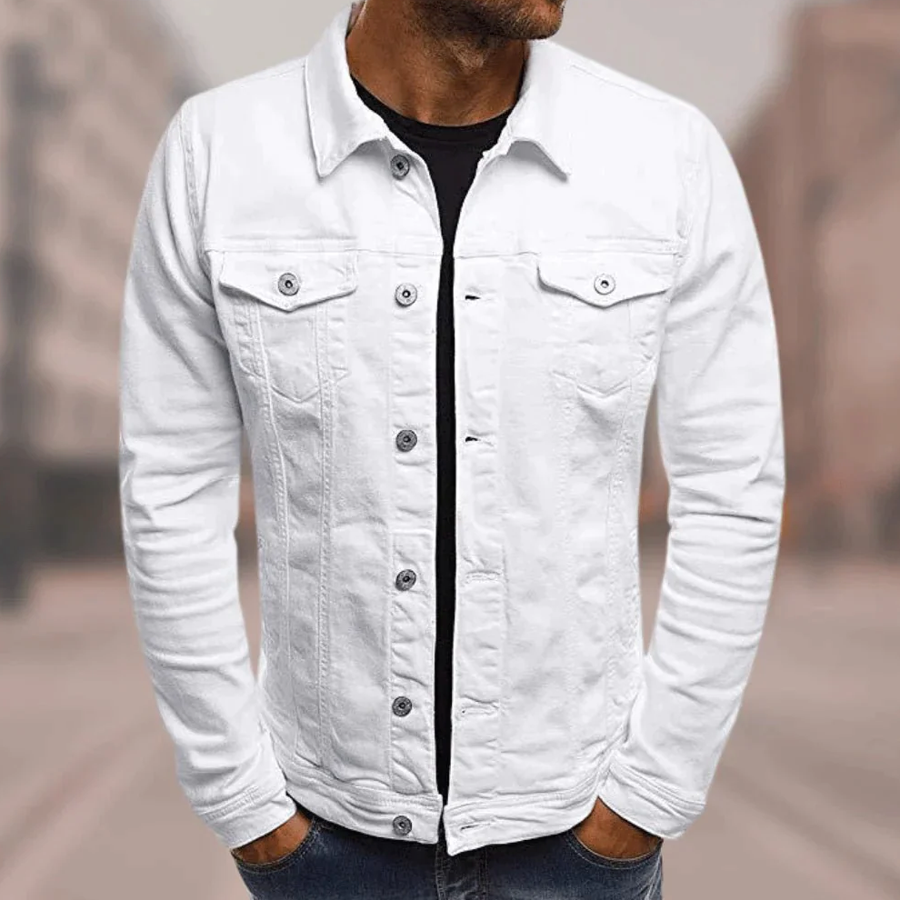 Ethan Manteau Homme – Veste Élégante avec Fermeture Boutons, Style Classique & Moderne