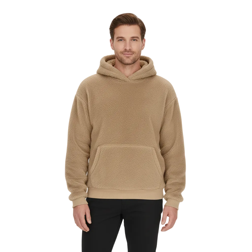 Kila Hoodie Fluffy Unisexe – Hoodie Ultra Douce et Chaude avec Poche Kangourou