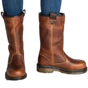 Botas de invierno para mujer Larah – Botines cálidos sin cordones con suela antideslizante