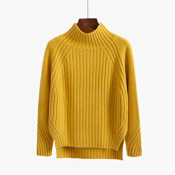 Alessia Pull Femme – Tricot Élégant en Coton Mélangé Respirant et Confortable pour l’Hiver