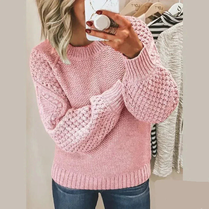 Kayla Pull Femme – Tricot Classique en Laine Douce & Élégant à Manches Longues