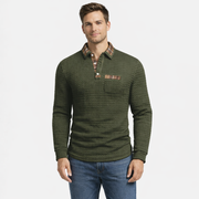 Jack Polo Uomo Dumont Lione – Motivo a Quadri Elegante, Maniche Lunghe e Stile Raffinato