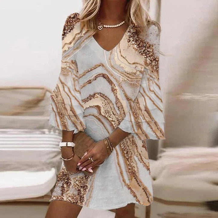Anaïs Robe Femme – Imprimé Tendance et Coupe Flatteuse pour Confort et Style