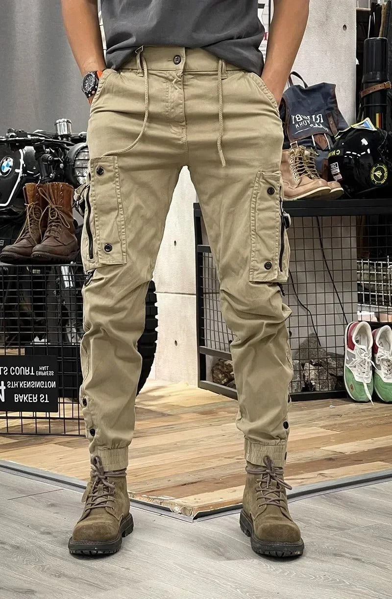 David Pantalon Homme – Pantalon Cargo Stretch avec Spandex Confortable & Polyvalent