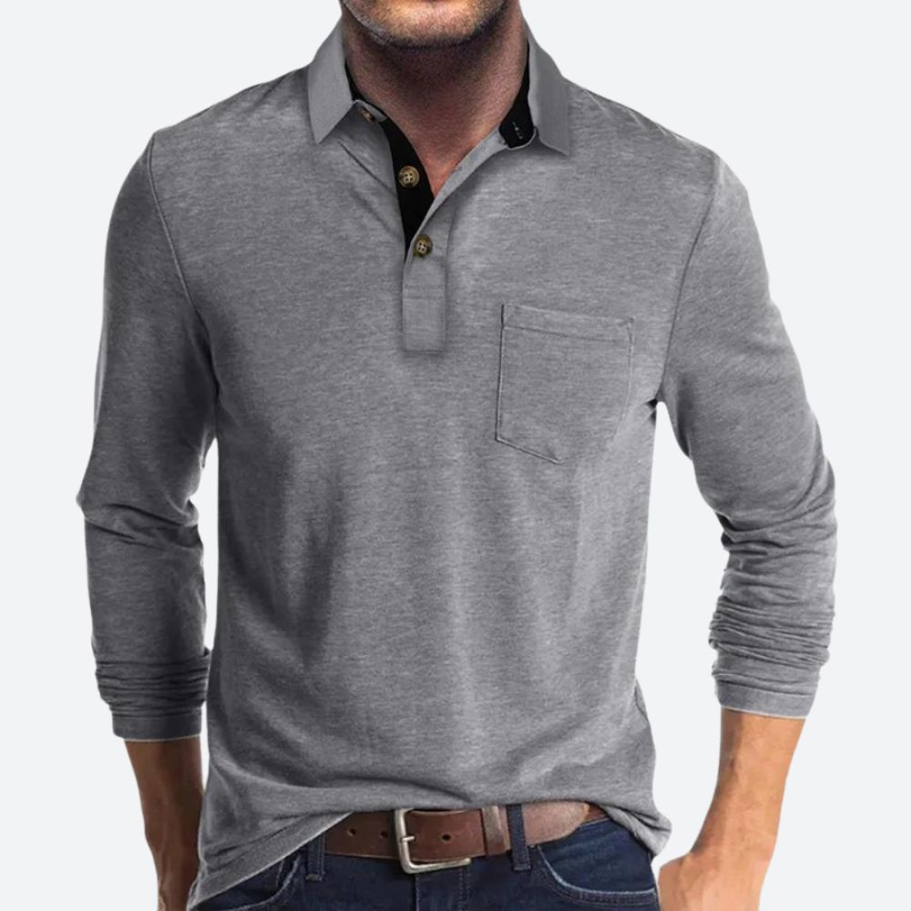 Lito Polo Homme – Polo en Coton Respirant Élégant & Confortable au Style Moderne