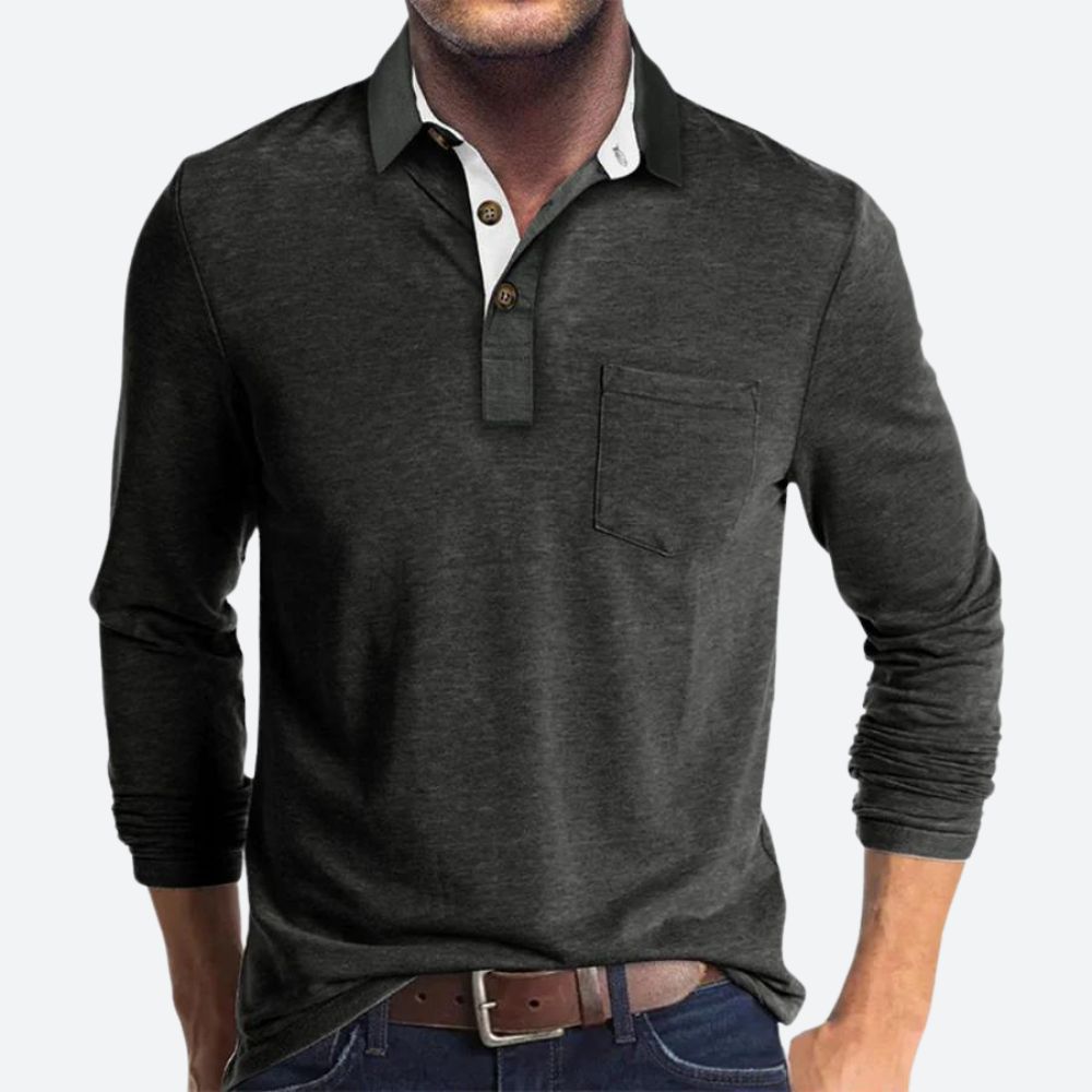 Lito Polo Homme – Polo en Coton Respirant Élégant & Confortable au Style Moderne