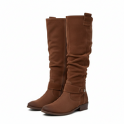 Lina Cizme de Iarnă pentru Femei din Suedeză – Ghete Călduroase cu Căptușeală Termică și Talpă Antiderapantă