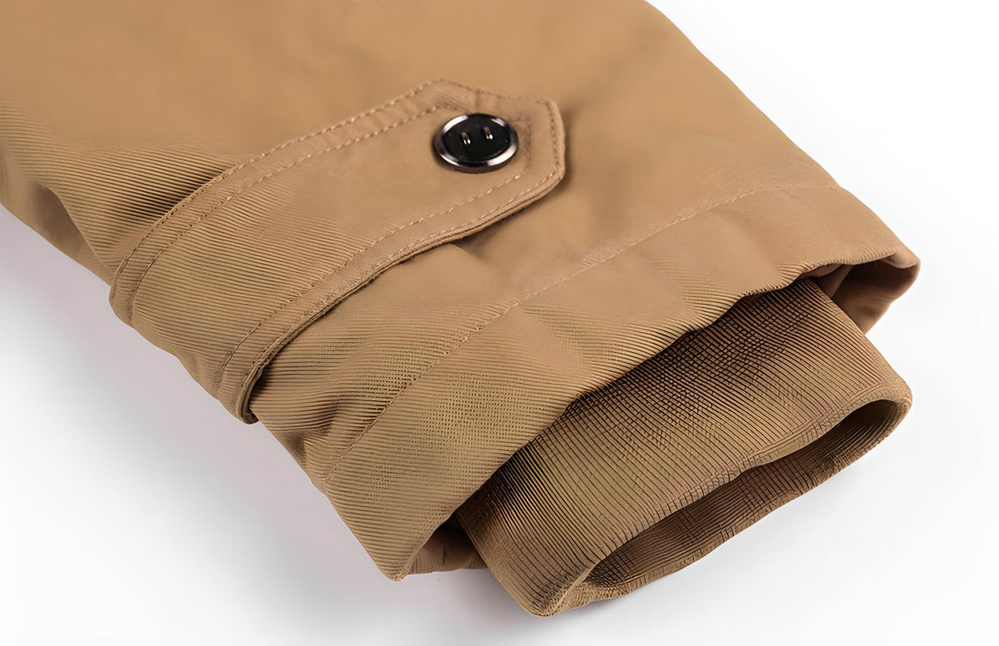 Logan Veste Militaire Homme – Manteau Imperméable avec Doublure Polaire & Taille Ajustable