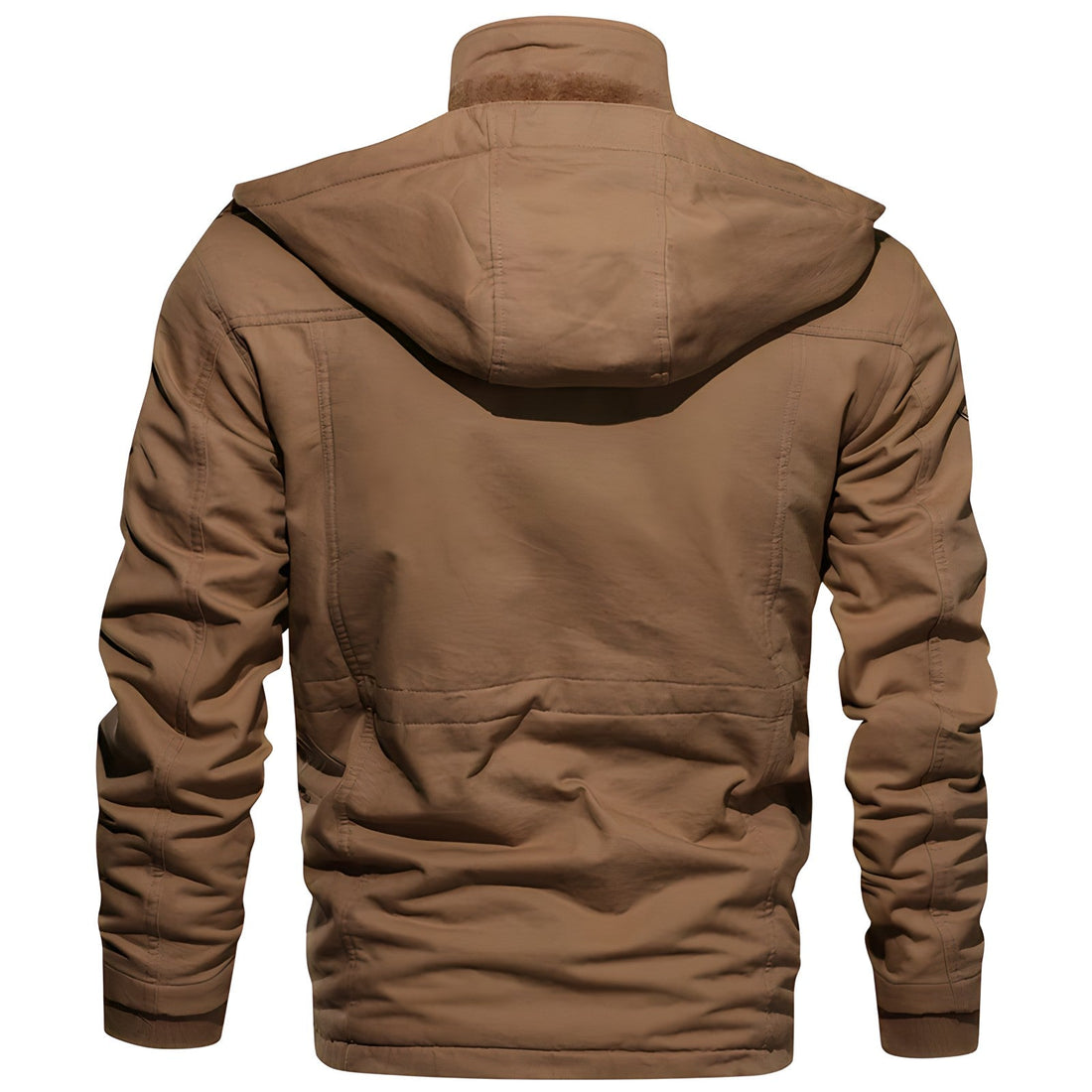 Logan Veste Militaire Homme – Manteau Imperméable avec Doublure Polaire & Taille Ajustable