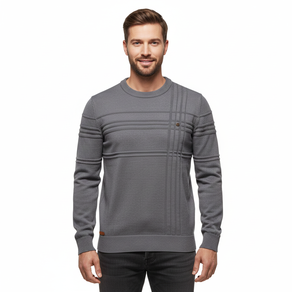 Hugo Pull Homme Élégant – Maille Poly-Coton Douce Regular Fit Casual & Chic Quotidien