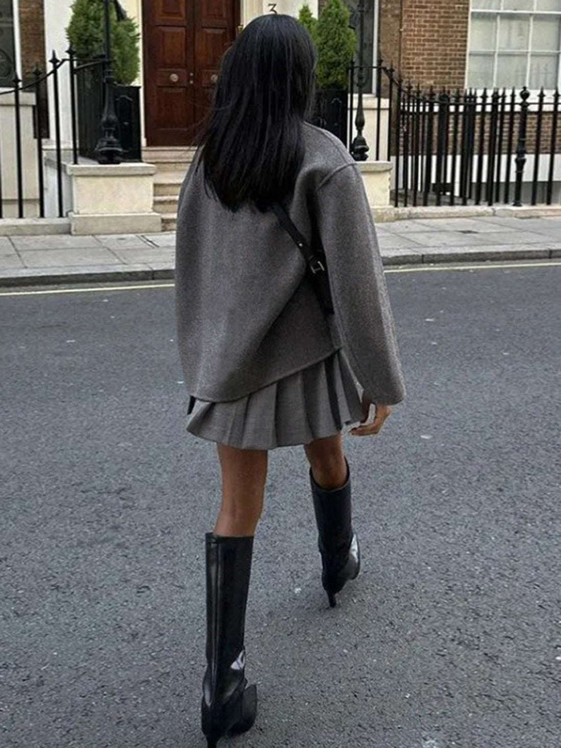 Louisa Manteau Femme Automne Hiver – Chaud, Élégant avec Boutons et Coupe Décontractée