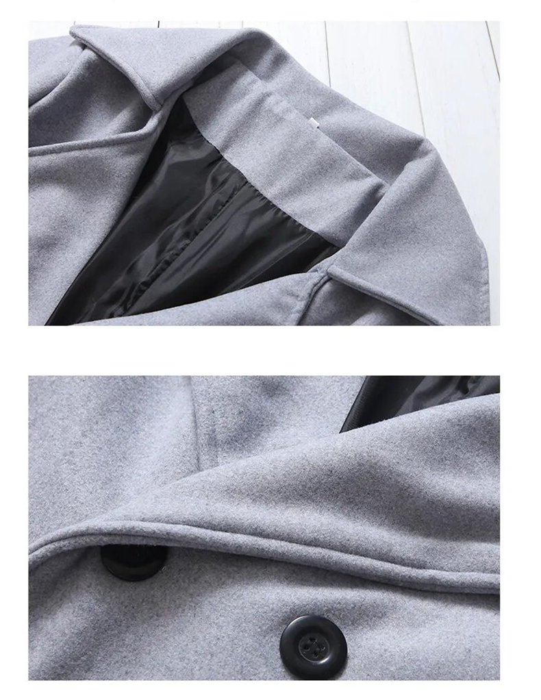 Titus Trench Long Homme Lunero Eindhoven – Brytyjski płaszcz prosto krojony z podwójnym zapięciem