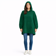 Malia Women's Hooded Blanket – Ultra-Soft Fabric, Loose Fit & Cozy Warmth