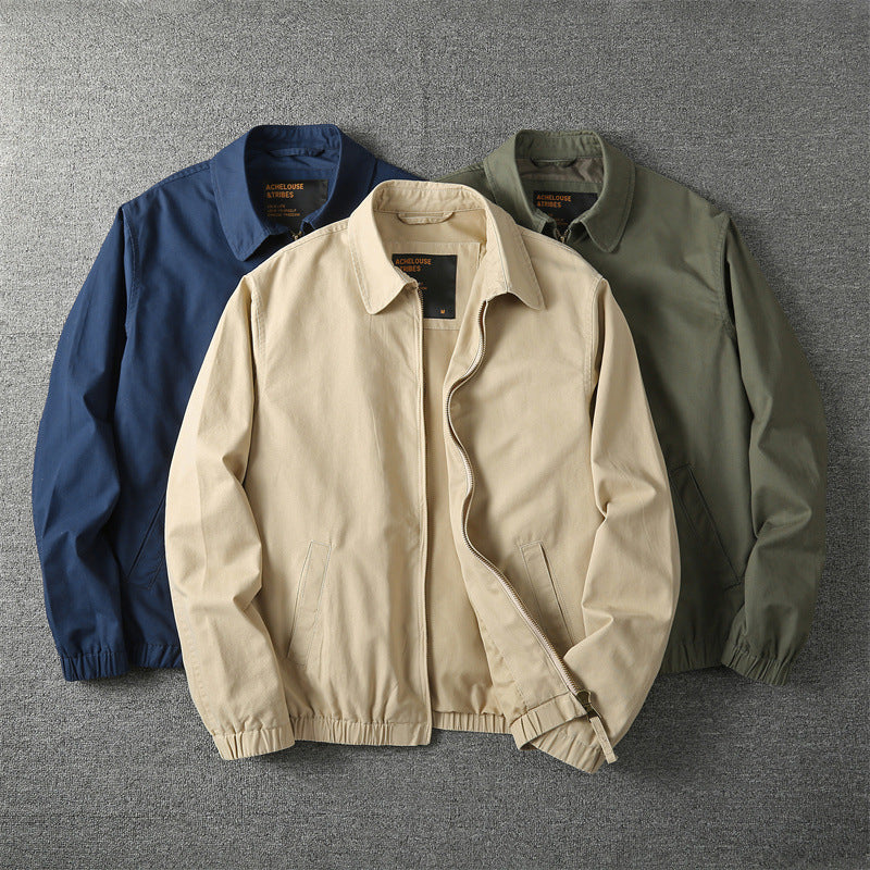 David Veste Homme – Blouson Tendance Urbain avec Coupe Décontractée & Détails Zippés