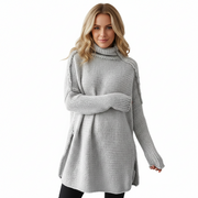 Margaret Pull Long Tricoté Femme – Maille Douce, Chaleur Hivernale & Style Moderne