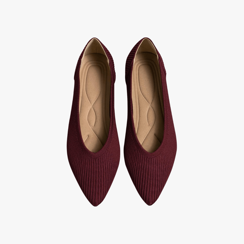 Balerini Faye pentru femei cu vârf ascuțit – balerini din plasă confortabili de încălțat cu talpă moale