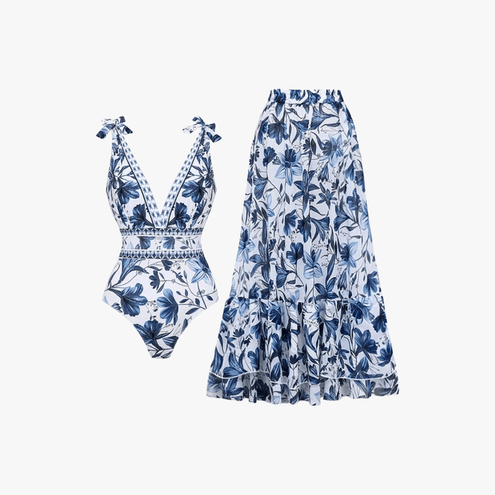 Elana Maillot de Bain Femme – Une-Pièce Sans Manches en Polyester avec Coques Amovibles