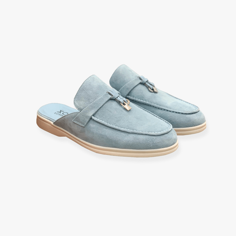 Emary Mules Mujeres: mulas para poner con detalle bucle y comodidad elegante sin talón