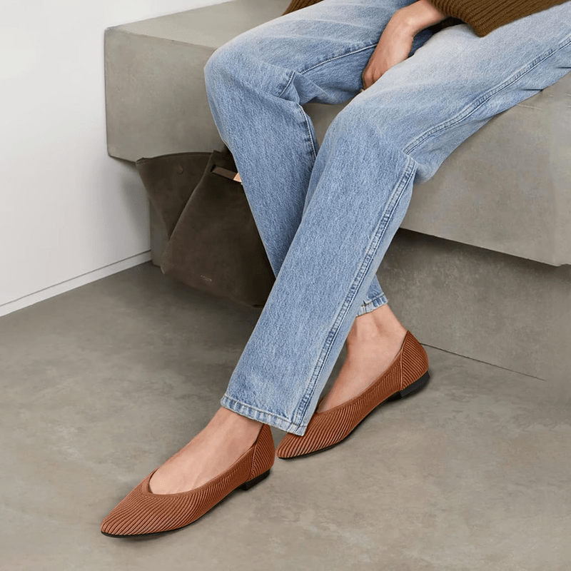 Faye Ballerinas Donne Sharp - comode ballerine a maglie da indossare con suola flessibile