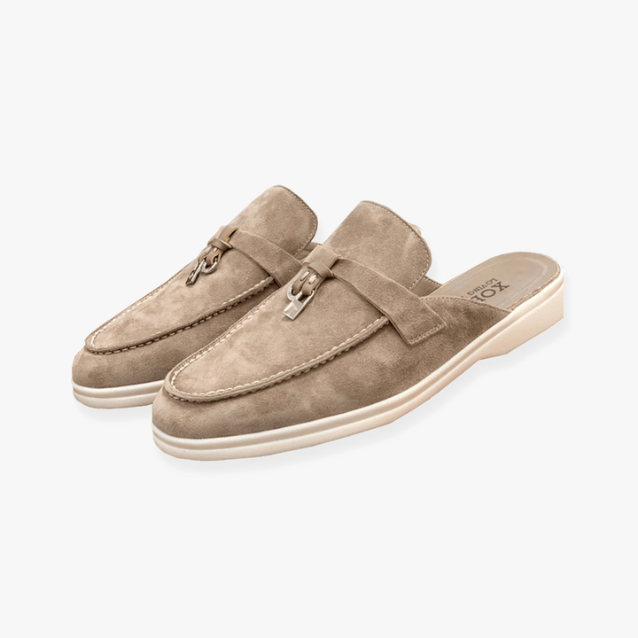 Emary Mules Mujeres: mulas para poner con detalle bucle y comodidad elegante sin talón