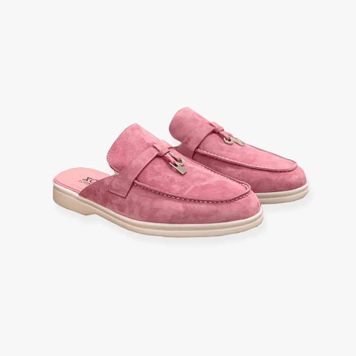 Emary Mules Mujeres: mulas para poner con detalle bucle y comodidad elegante sin talón
