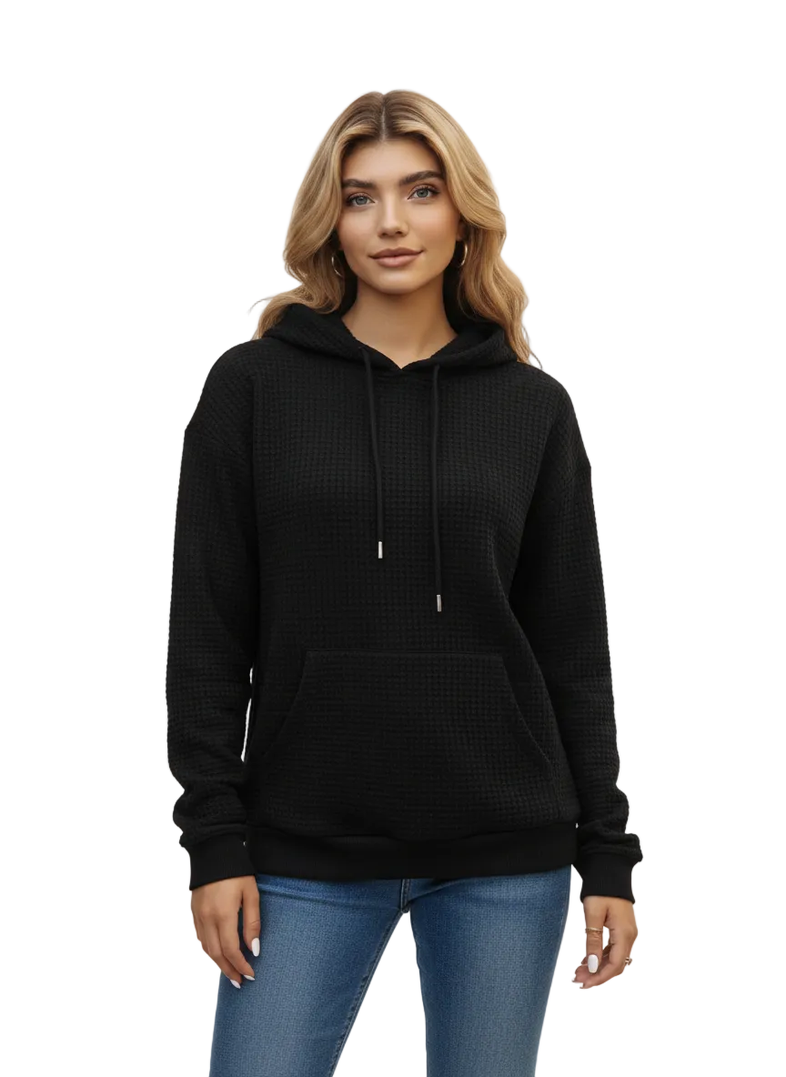 Maya Quilted Hoodie for Women – Relaxed Fit & Daily Comfort