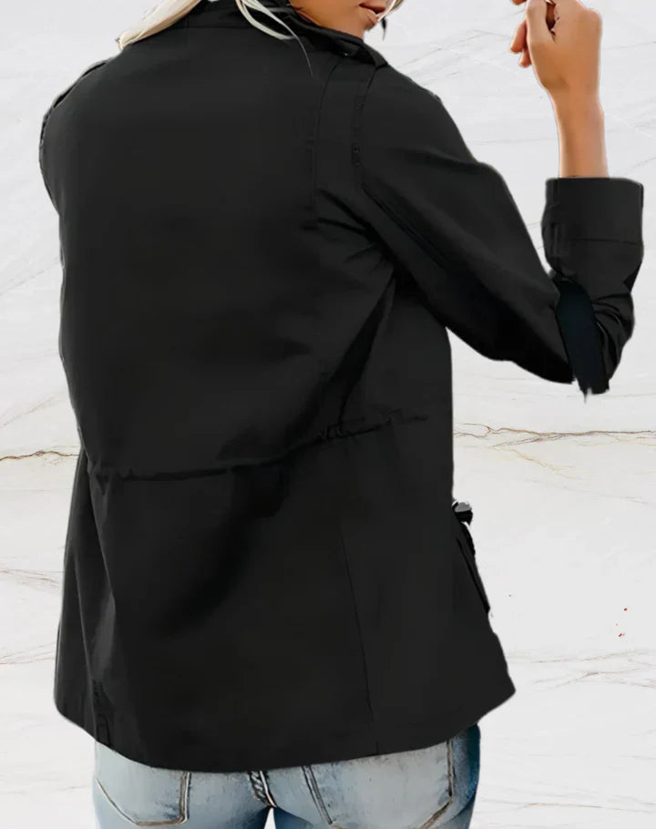 Nora Veste Femme – Élégante Veste à Manches Longues avec Quatre Poches Pratiques