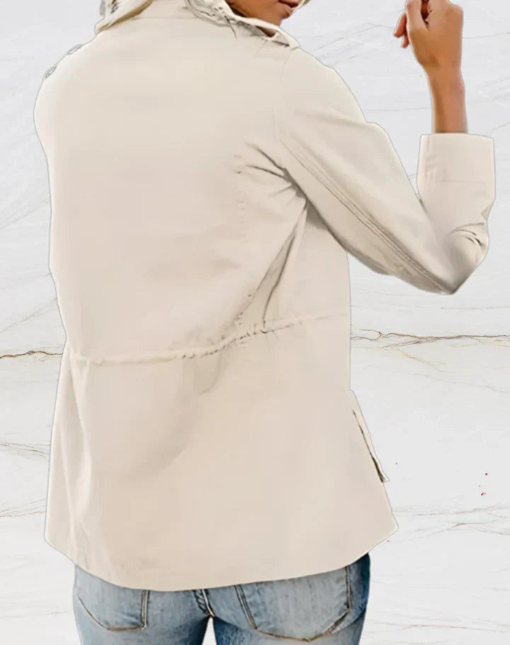 Nora Veste Femme – Élégante Veste à Manches Longues avec Quatre Poches Pratiques