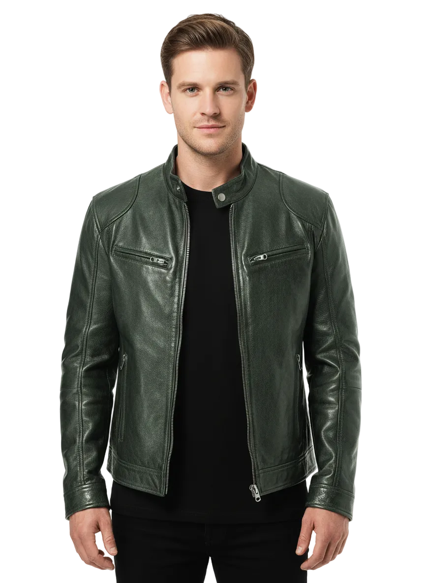 Mito Kurtka Motocyklowa Męska z Wegańskiej Skóry Ekologicznej – Luźny Krój i Nowoczesny Styl Uliczny