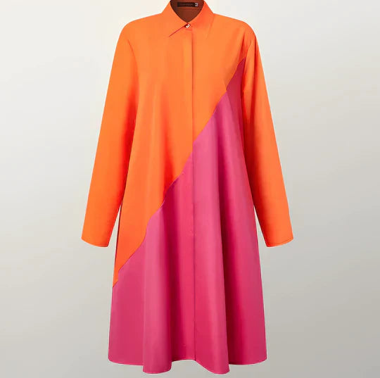 Abito da camicia da donna Jasmine - Abito da camicia elegante con comodo design taglio ed elegante