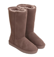 Nina Botines para Mujer en Ante – Forro de Piel de Oveja Caliente y Suela Antideslizante