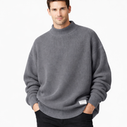 Norly Oversize Herre Trøje – Komfortabel Strikket Trøje med Løs Pasform og Moderne Stil