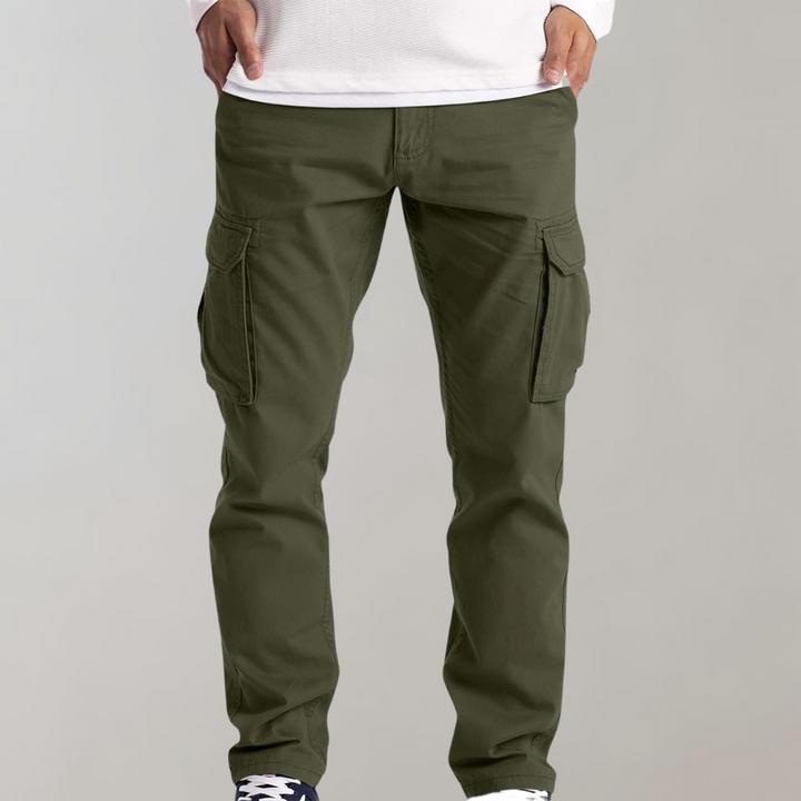 Bryan Pantalon Homme – Pantalon Cargo Confortable & Tendance avec Poches Pratiques