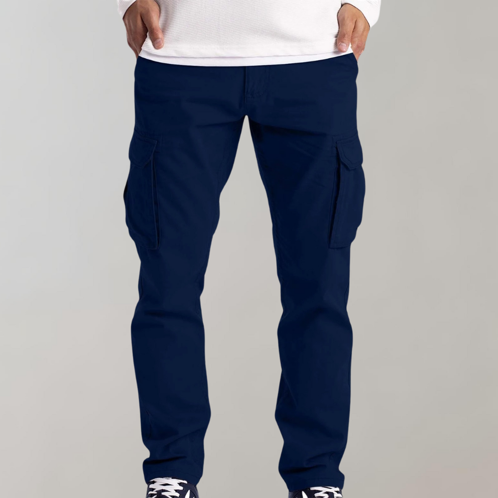 Bryan Pantalon Homme – Pantalon Cargo Confortable & Tendance avec Poches Pratiques