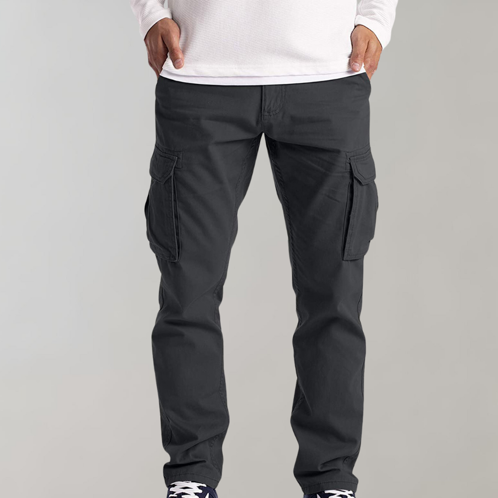Bryan Pantalon Homme – Pantalon Cargo Confortable & Tendance avec Poches Pratiques