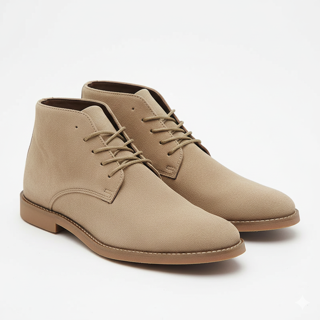 Oliver Desert Boots Homme en Suède – Lacets Classiques & Semelle Caoutchouc Confort