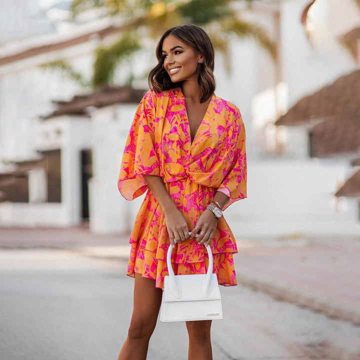Fatima Mini Robe Femme – Tissu Doux & Durable, Silhouette Flatteuse & Design Élégant