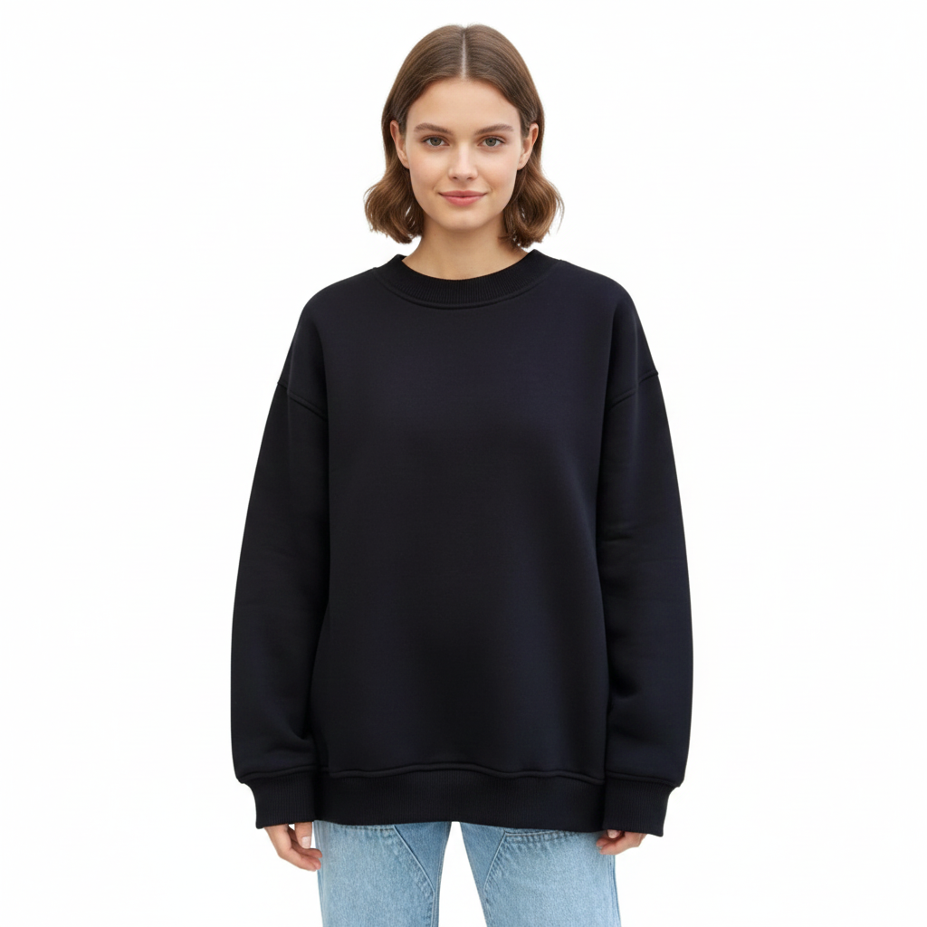 Rosie Pull Oversize Mujer – Sudadera Cómoda con Cuello Redondo, Mangas Largas y Corte Holgado