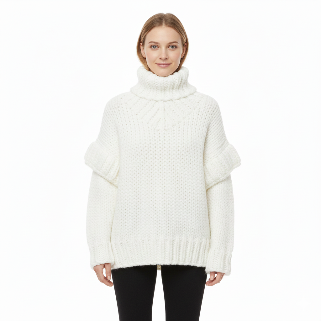 Minerva Pull Oversize Femme – Robe Pull Polyvalente Coupe Relax en Tissu Doux