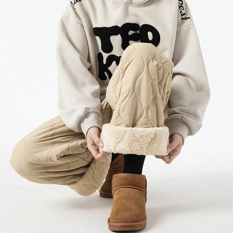 Logan Pantalone Invernale Imbottito Uomo – Pantalone Caldo Foderato in Pile con Taglio Largo & Vita Elastica