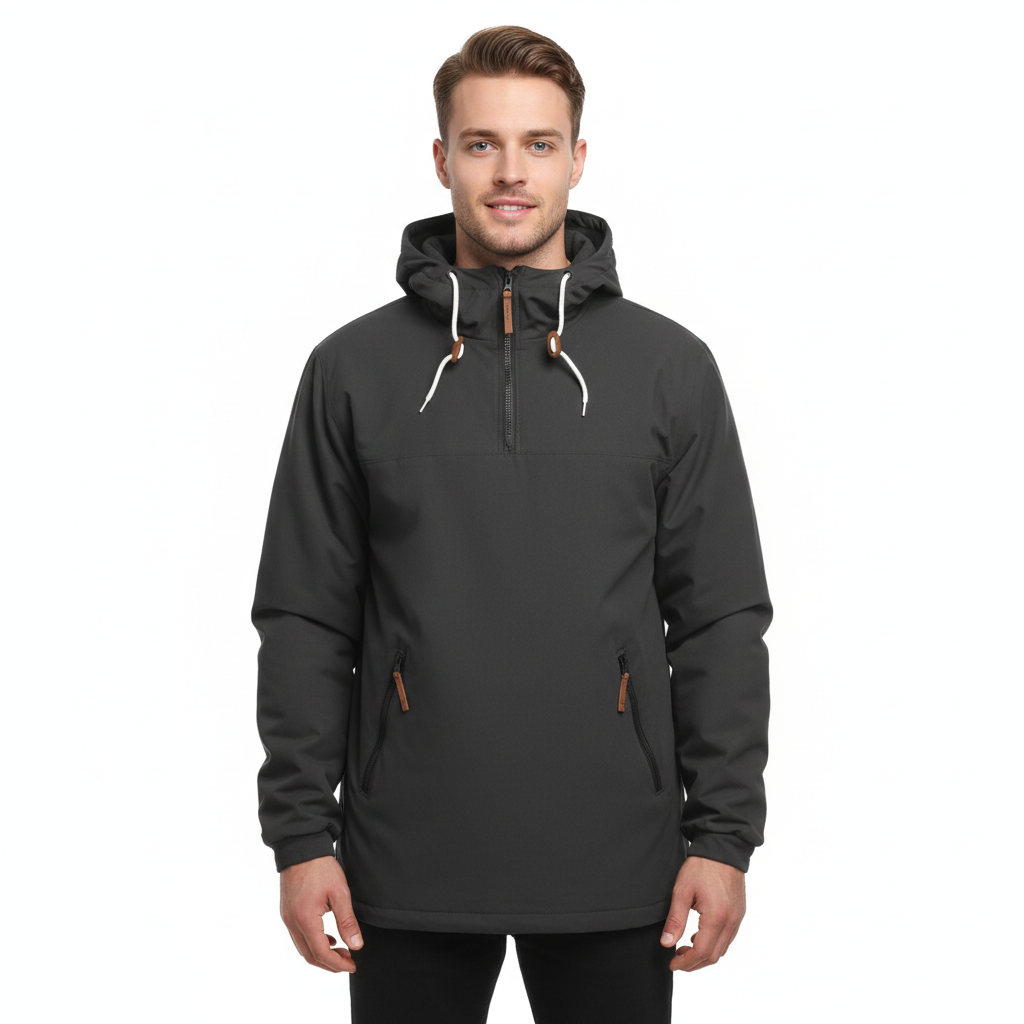 Jess Hoodie Hiver Homme – Sweat Chaud à Capuche avec Poches Zippées & Style Sportif