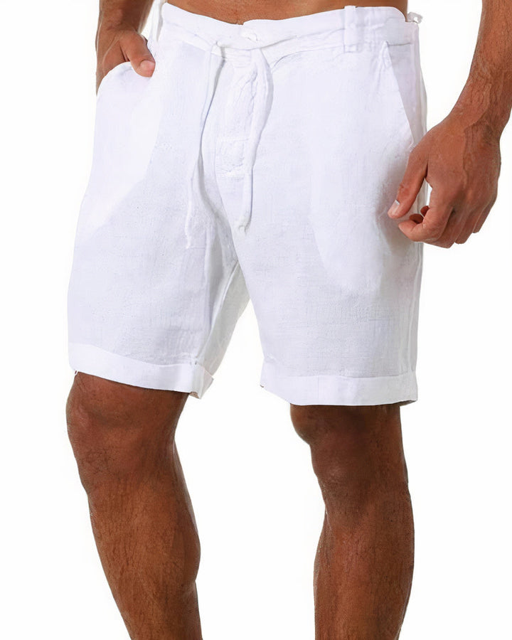 Iven Short Men - Pantacourt rilassato leggero per estate, spiaggia e città
