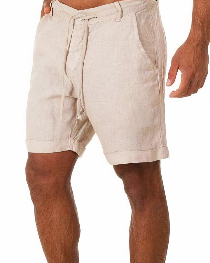 Iven Short Men - Pantacourt rilassato leggero per estate, spiaggia e città